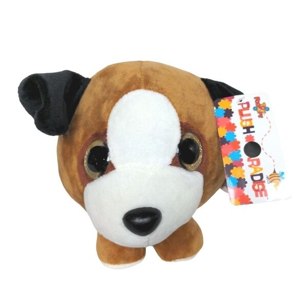 Toy Factory Plush Parade Brown Roly Poly Puppy Dog Stuffed Animal 2018 9" - Picture 1 of 6